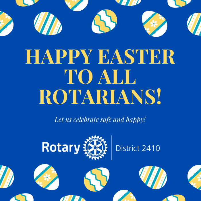 Happy Easter to all Rotarians! (1)