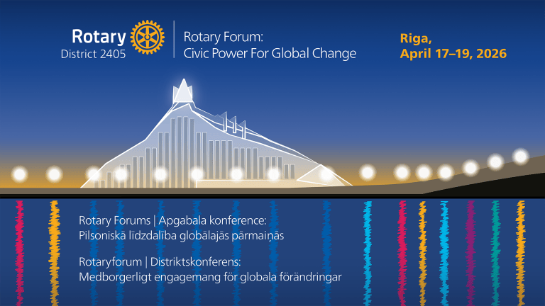 Rotery Riga Rotary Forums 2026: Pilsoniskā līdzdalība globālajās pārmaiņās